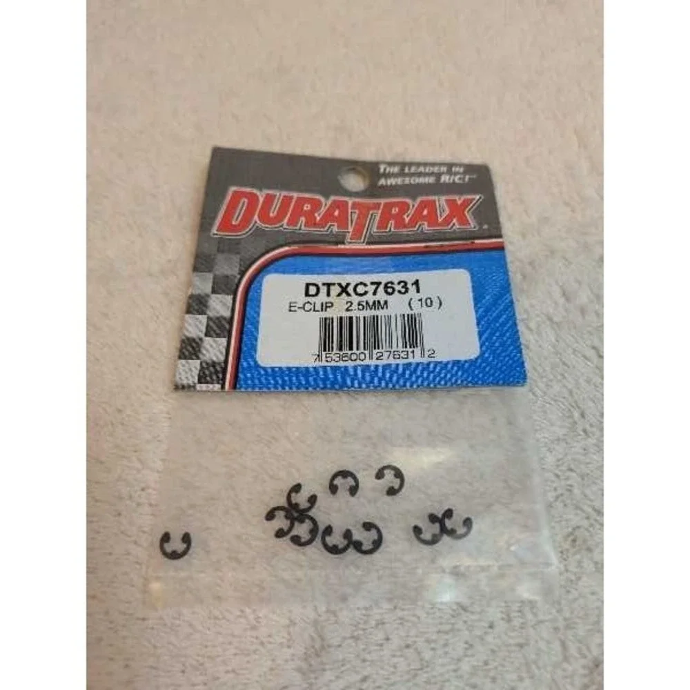 DuraTrax DTXC7631 E-Clip 2.5MM RC Car Parts Hobby Grade New